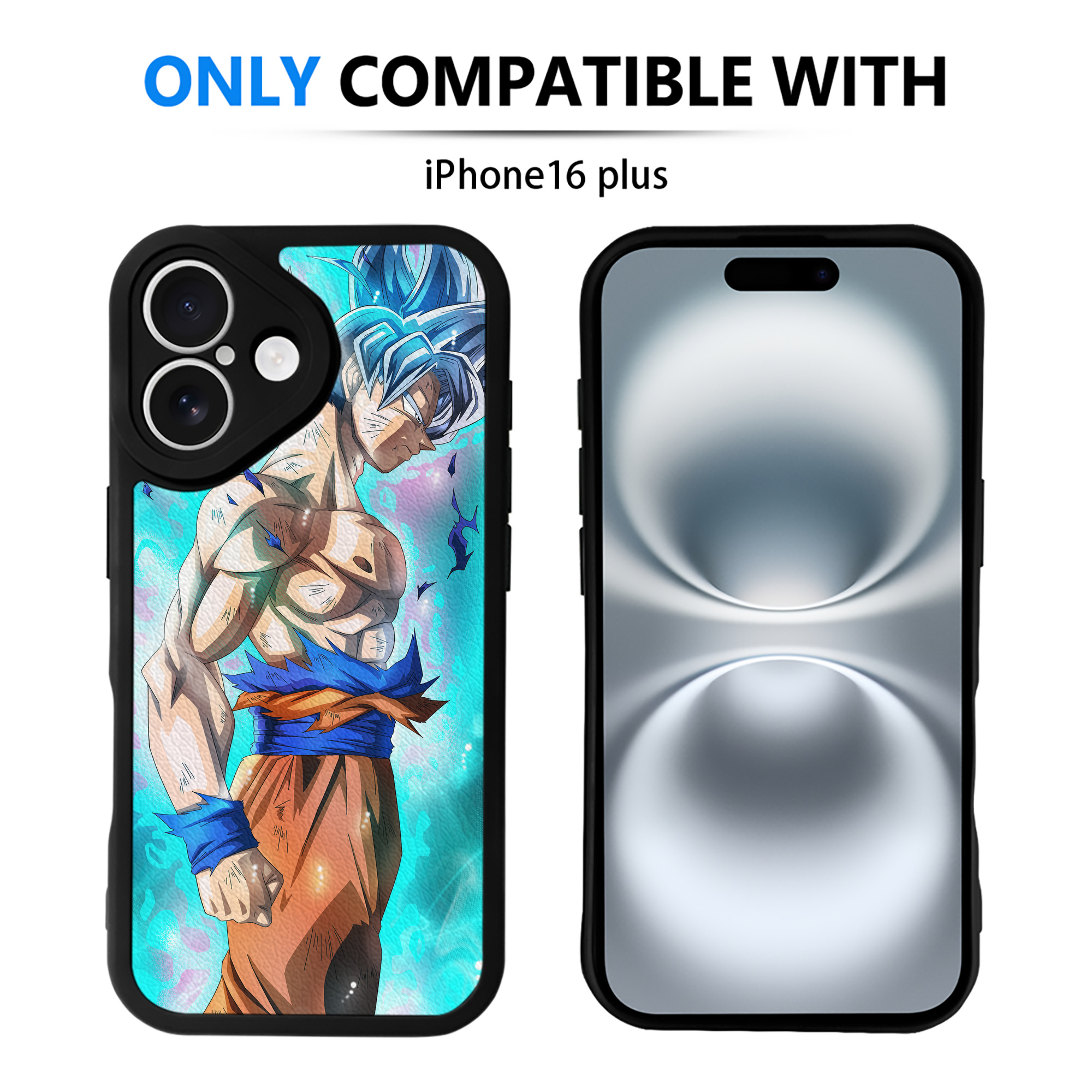 （画像用） ドラゴンボール DRAGON BALL 【iPhone 16シリーズ対応】シリコンスマホケース（レザー調） 材質：シリコン
